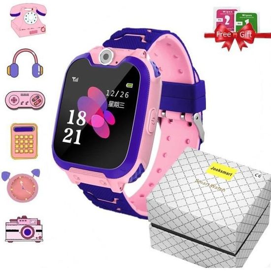 Jooksmart Enfants Montre Connectée Game Montre Tactile Jeux de Caméra Meilleur Montre Intelligente Pas Cher pour Filles Garçon