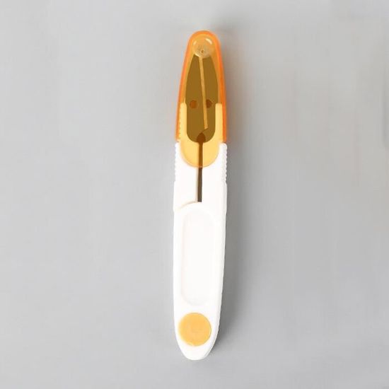 LOT De 12 Ciseaux Et Cutter Pour Enfants Bismark - Manches En Plastique Pointe Roma 3 Modeles Assortis