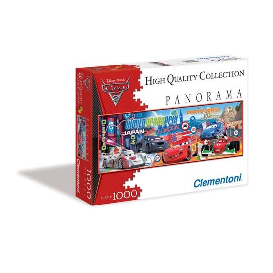 CARS Puzzle 1000 pièces Panorama clementoni Cdiscount Jeux Jouets