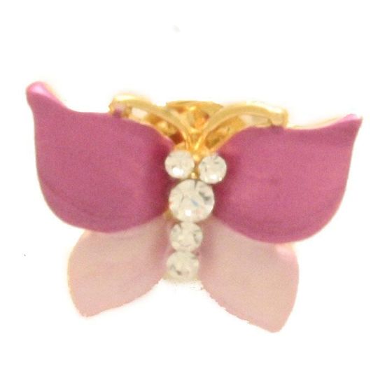 Broche Papillon émaillée - Bijou Fantaisie Vintage - Occasion
