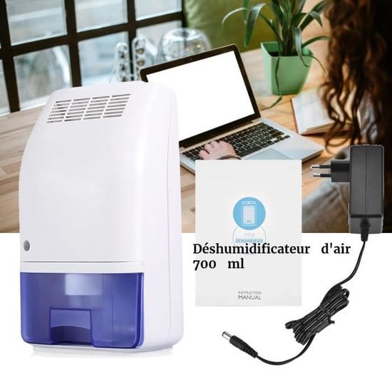 850ml Déshumidificateurs Electrique Mini Portable Dehumidifier pour la  Maison Salle de Bains, Chambre, Bureau - Cdiscount Bricolage