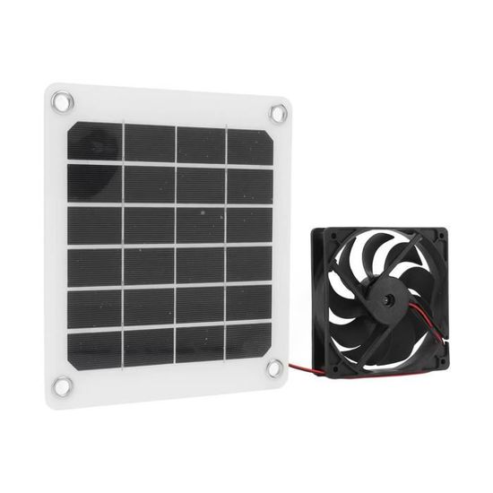 Ventilateur Solaire Extracteur 12V 50W IP67 - Pour Grenier, Garage, Serre, étanche, Facile à Installer