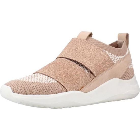 Basket Femme CLARKS 121672 Rose Lacets Semelle interieure amovible Rose Cdiscount Chaussures