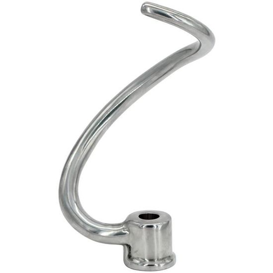 Crochet à Pâte Inox Pour Kitchenaid - Compatible Batteurs 4.5-5 Pintes, Lave-vaisselle