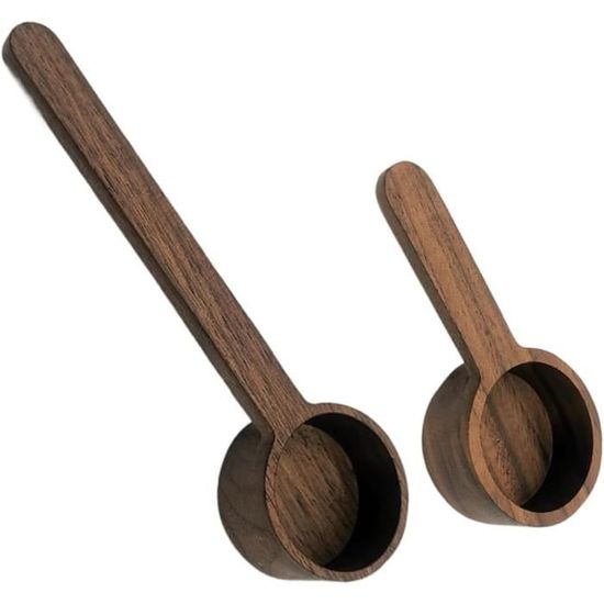 2 Cuillères-passoires En Silicone – Noir Et Rouge, Pour Soupe, Fondue, Filtration