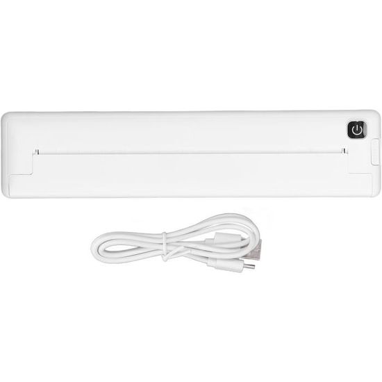 Imprimante Portable Sans Encre, Imprimante Thermique A4 Avec, Batterie Rechargeable, Large