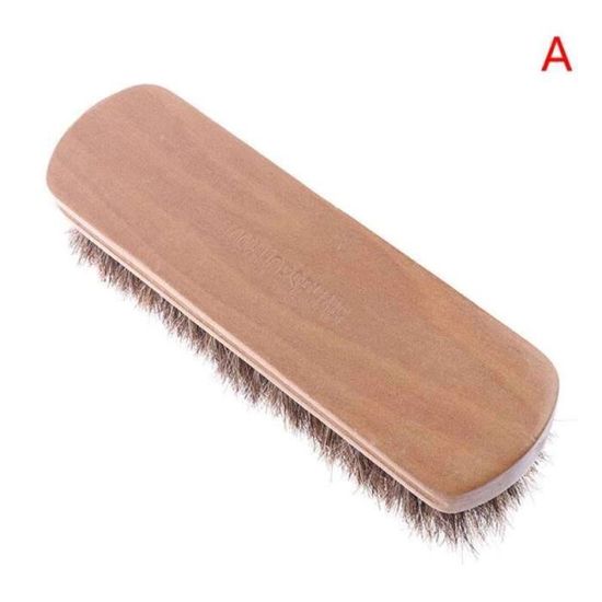 Brosse pour faire briller le cuir après cirage