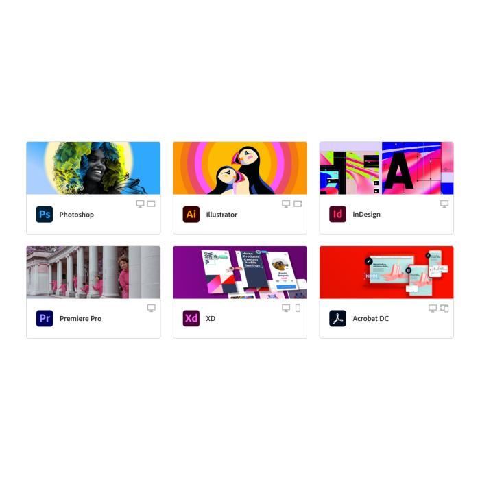 Adobe photoshop 2022 +Adobe photoshop illustrator+Adobe photoshop indesign+Adobe premier pro +Adobe photoshop Xd+Adobe acrobat 2022