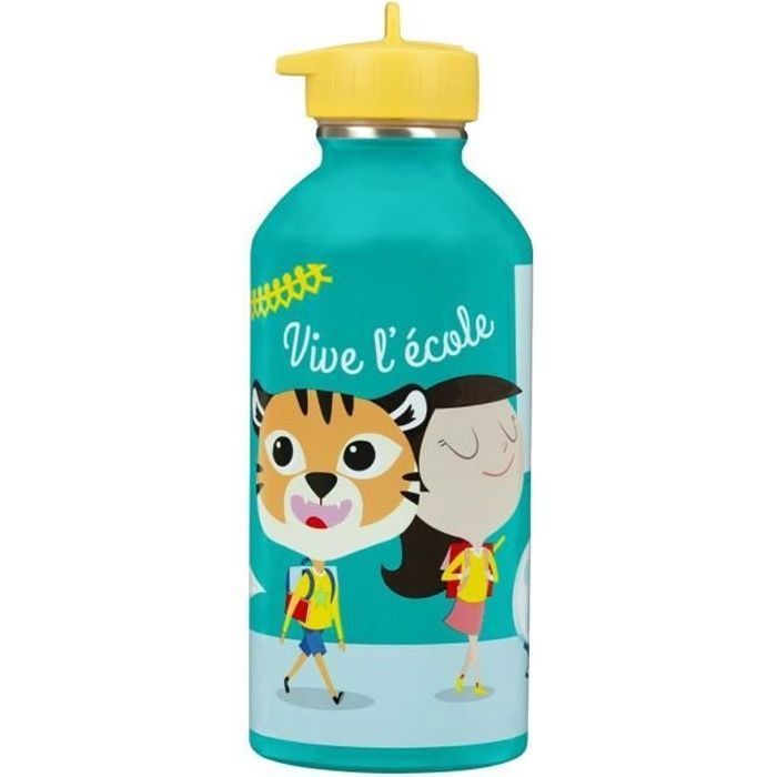 Gourde Inox Enfant - Vive L'école - Draeger Paris