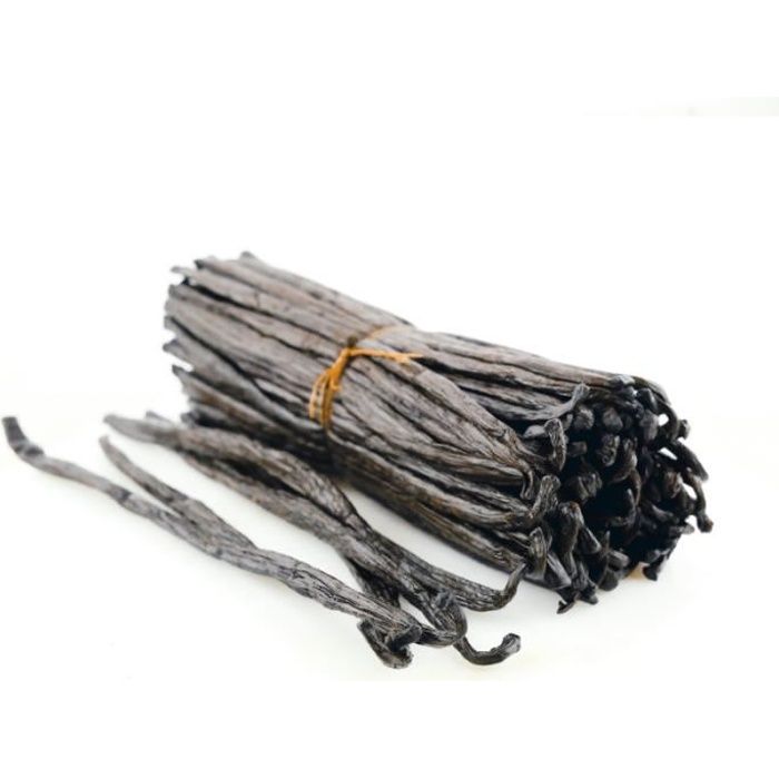 Gousses de Vanille Bourbon de Madagascar BIO - Qualité Noir Gourmet 5pcs