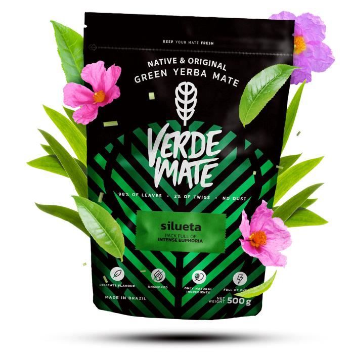 Yerba Maté Verde Mate Green Silueta 500g