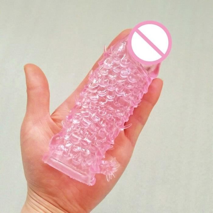 Rose doux extensible pénis manchon extender pour hommes fétiche harnais coq anneau Gays Phallus élargissement retard - Type pink