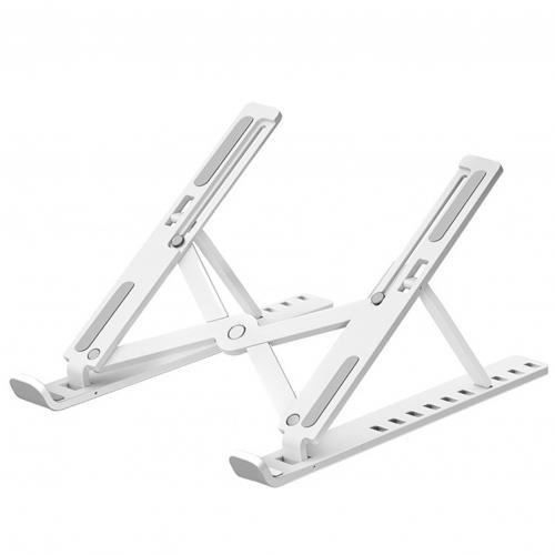 Support tablette,Support de Dissipation thermique Support d'ordinateur portable en Aluminium pliable Support pour - Type WHITE