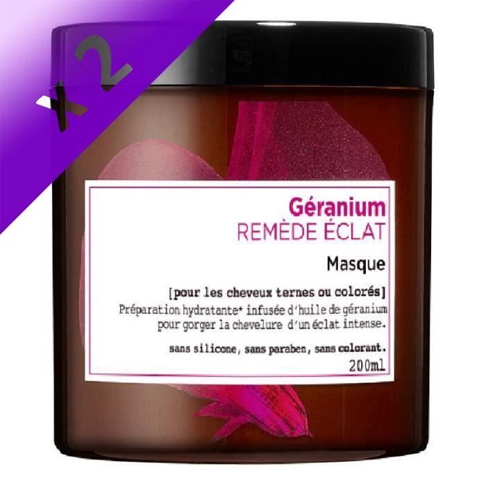 L'OREAL PARIS Botanicals Masque Soin Remède Eclat - Pour cheveux ternes ou colorés - 200 ml (Lot de 2)