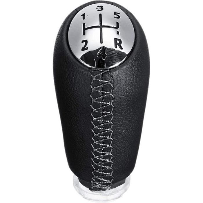 Pommeau de Levier de Vitesse 5 Vitesses Pommeau de Levier de Vitesse de Voiture pour Renault Laguna Megane 2/2009 Kangoo