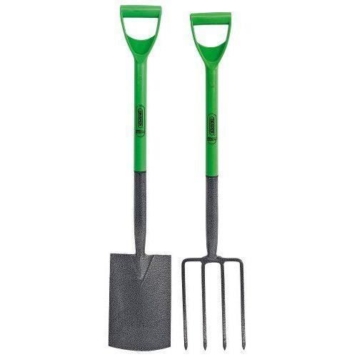Draper 16566 Easy Find Carbon Steel Garden Fork and Spade Set