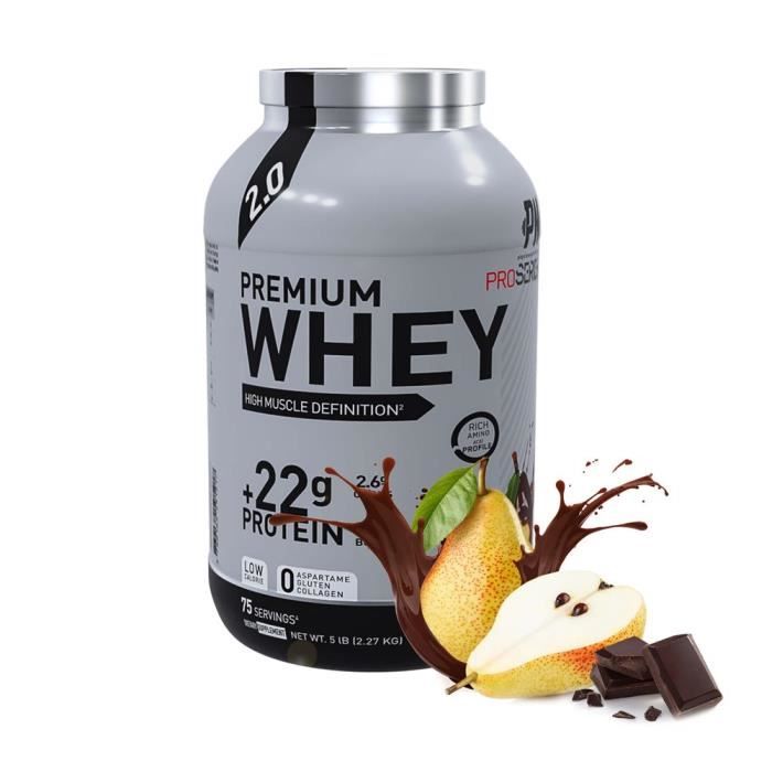 Eric Favre - Premium Whey Pro Series by Eric Favre - Bonnes Affaires - Chocolat - Poire - 2,27kg