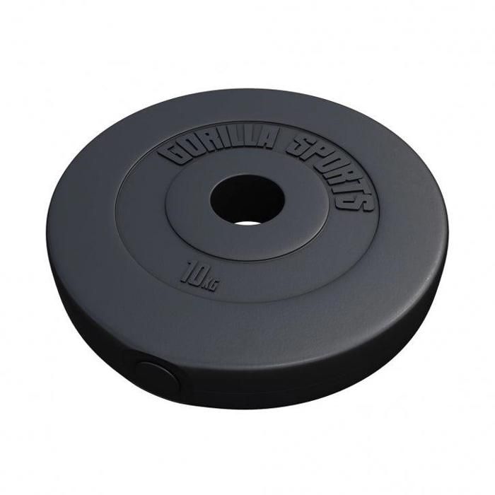 Disque Olympique en plastique de 10 KG - 50-51 mm