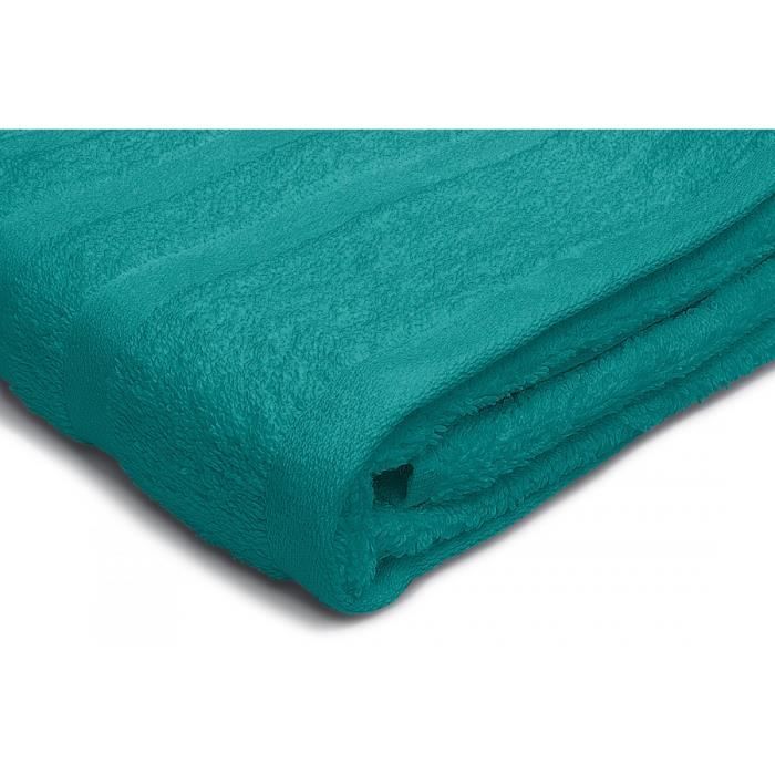 Serviette de toilette uni 50x100cm 100% Coton - 500g/m COULEURS - Vert, MATIÈRES - 100% COTON, TAILLES - 50 x 100 cm