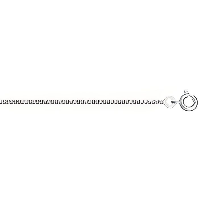 CHAINE ARGENT 40,45 ou 50cm MAILLE SERREE / 1,8mm