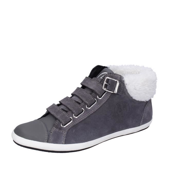 ARMANI JEANS Chaussures Femme Baskets Gris BK526