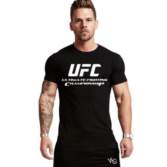 UFC Ultimate Fighting Championship Mma Logo T-Shirts-Noir