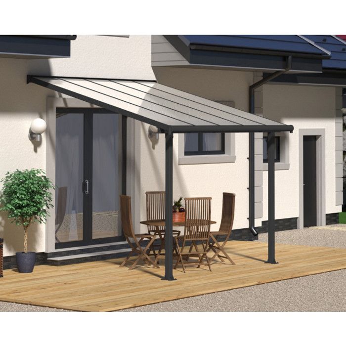 Pergola Olympia 3x3, Couleur Gris