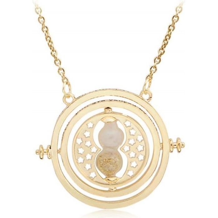 Harry Potter Temps Thème Rotation Collier Sablier Spinning Collier Pendentif Creative Enfants Adulte Cadeaux - Charme Gratuit à