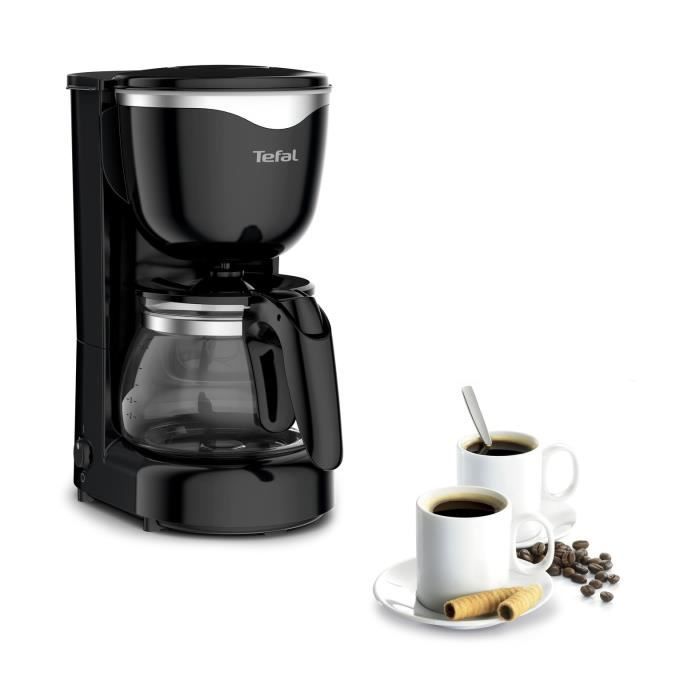 TEFAL CM340811 Cafetière 6 tasses noir/inox