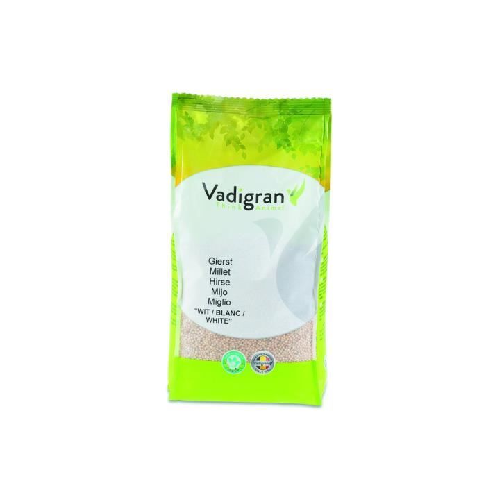 Vadigran - Graines pour OISEAUX millet rond blanc 1Kg