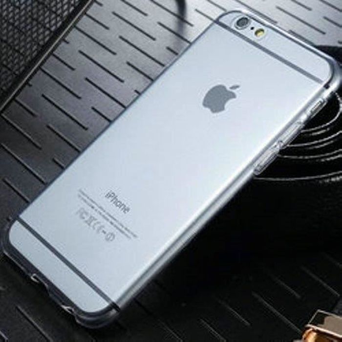 Coque iPhone 6, silicone souple, transparente