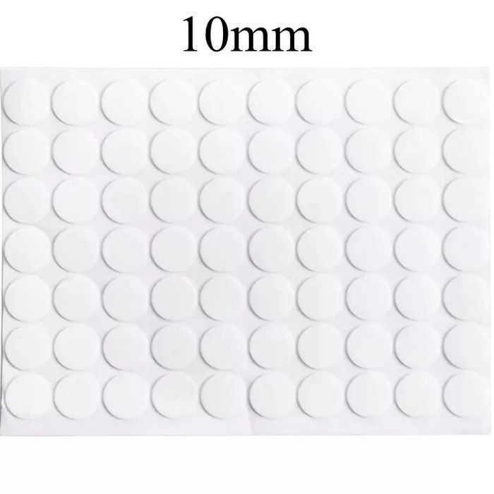 Pate A Fixe Sans Trace Mural Pastilles Adhésives Double Face Amovibles - Lot De 560 - Rondes Transparentes Sans Trace - Réutilisables - Pour Décoration Adhésif Double Face Sans Trace Réutilisable