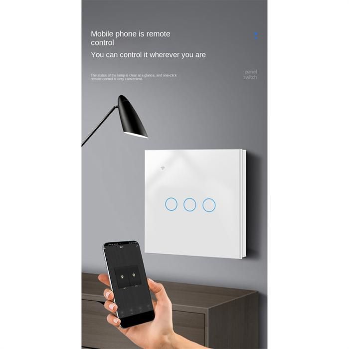 Tuya Zigbee Smart Switch Touch Light Switch Zero Fire Line 2 Switch ...