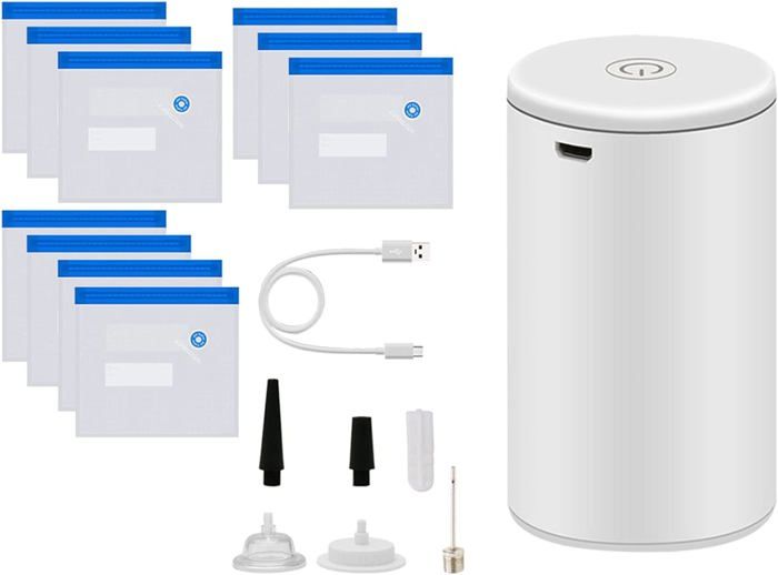 Machine Sceller Sous Vide Portable Pour Pompe Vide 2 En 1 Pompe