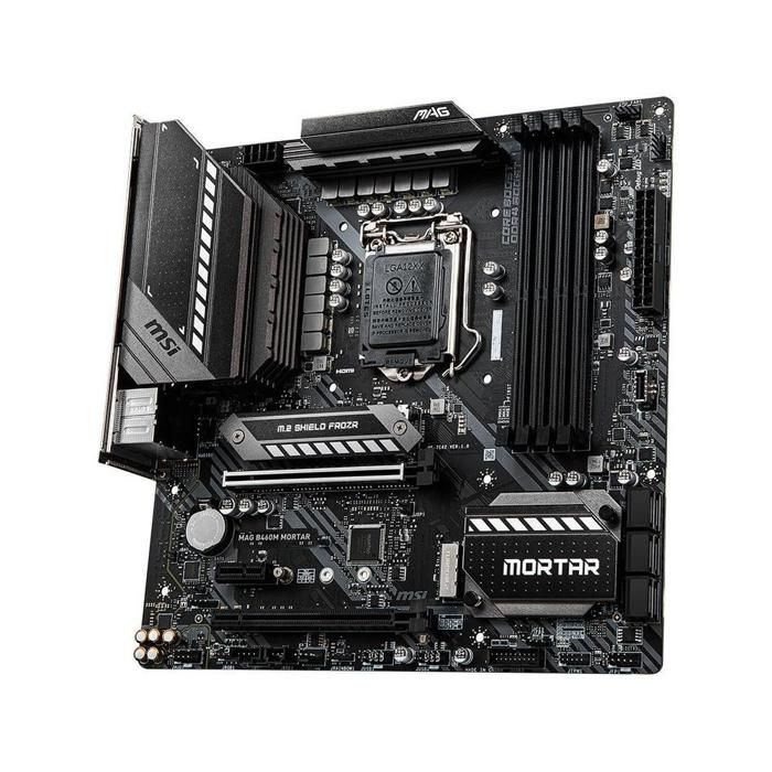 Carte mère MSI MAG B460M MORTAR Intel B460 LGA 1200 4xDDR4 SDRAM 128 Go Micro ATX - Msi