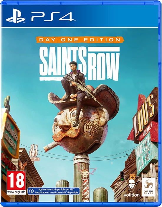 Jeu PS4 Saints Row D1 Edition Jouable en Français Action Blu Ray