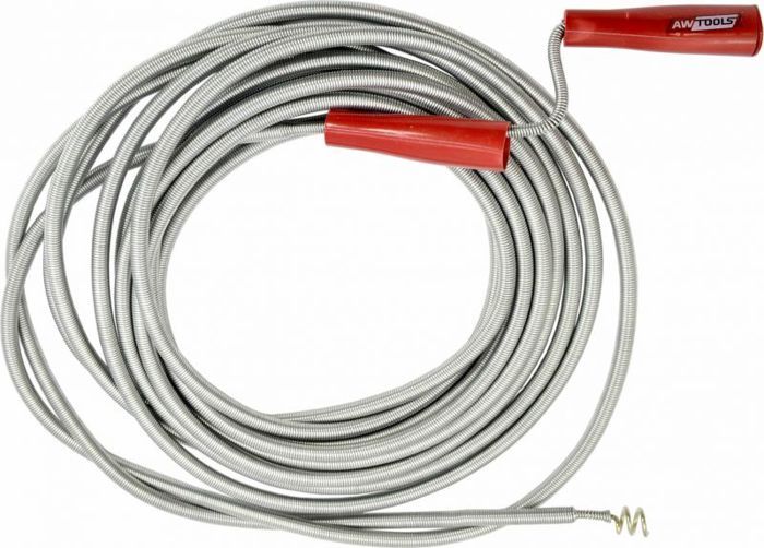 Deboucheur - furet - ventouse Awtools - AW20720 - SPIRALE D'ÃGOUTS 8mm