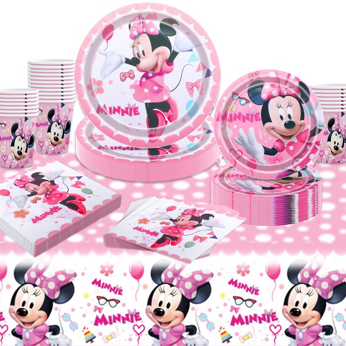 Panier avant vélo Minnie Mouse rose foncé - Équipement vélos enfants