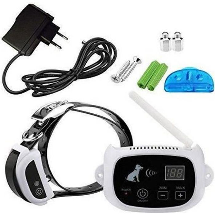 Meilleurs prix pour Clôtures anti-fugue pour chien sans fil rechargeable imperméable Collier étanche COLLIER ANTI-FUGUE