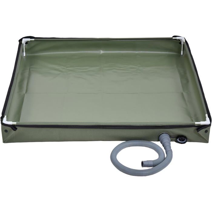 Receveur De Douche Portable Pour Camping – Base De Sol Pour Tente, Plateau Extérieur, Pliable