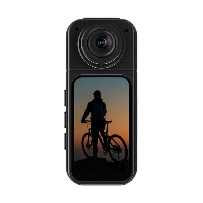 Mini caméra 27K écran HD 147 pouces rotation à 180° 350mAh adaptée à divers scénarios noir