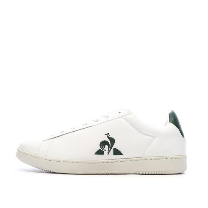 Le Coq Sportif Baskets Blanches/Vertes Homme Le Coq Sportif Gaia