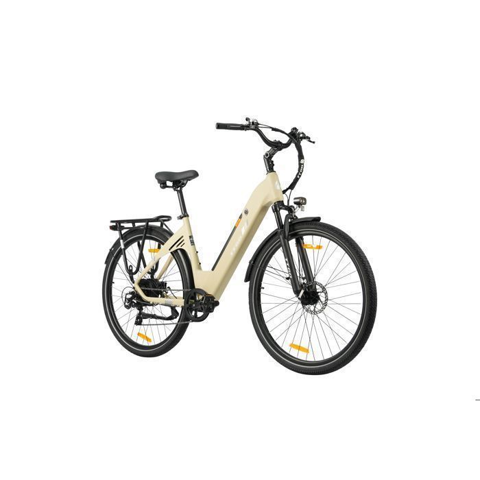 TTGO Vélo Électrique 28 - Moteur 250W Batterie 36V 18Ah Amovible 80-120km d’Autonomie Freins à Disque Shimano 7 Vitesses