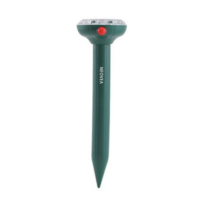 Répulsif - NEOVEA - répulsif solaire à ultrasons pour rongeurs - répulsif à ultrasons par vibration pour serpents - ipx4 anti-pluie