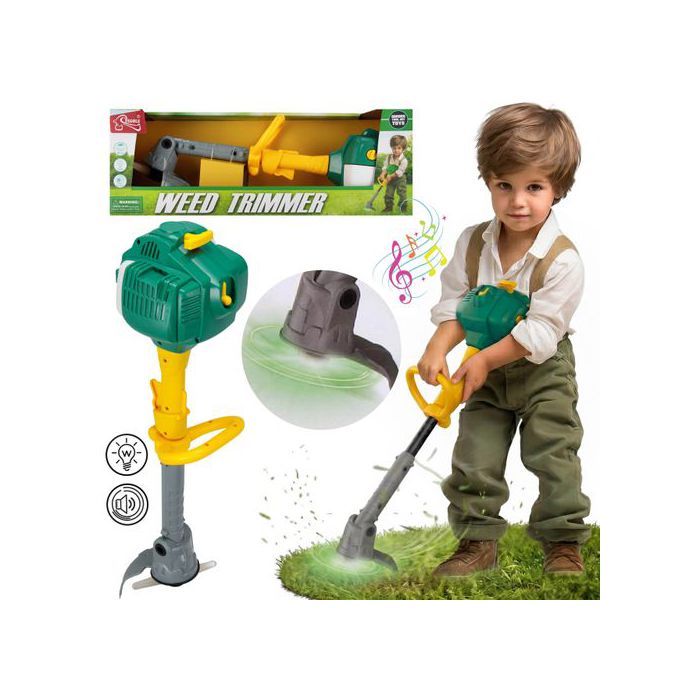 Tondeuse pour enfants jouet interactif petit jardinier - Son Lumière 3+