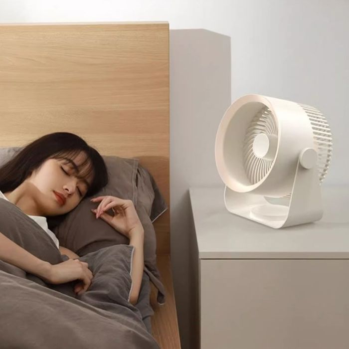 Ventilateur de table silencieux et puissant orientable à 180° pour chambre ou cuisine. PURIFICATEUR DAIR - IONISATEU