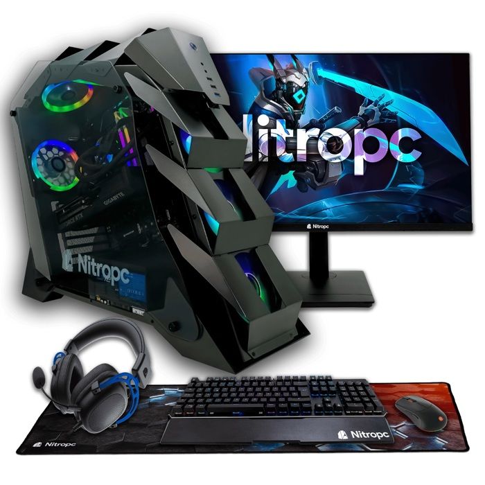 PC Gamer NitroPC Pack Élite - Intel Core Ultra 7 270K Plus GeForce RTX 5070 Ti 16Go 32Go RAM SSD 2 To Windows 11 Pro