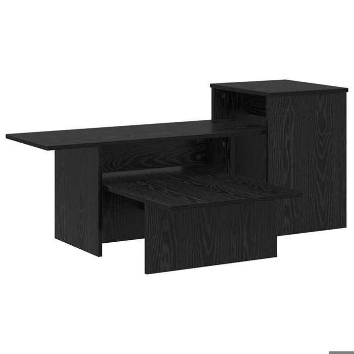 NEW Bout de Canapé/MEUBLE dEntrée - UU - Table console - Chêne noir 91 5x35x38 5 cm Bois dingénierie FR_77586