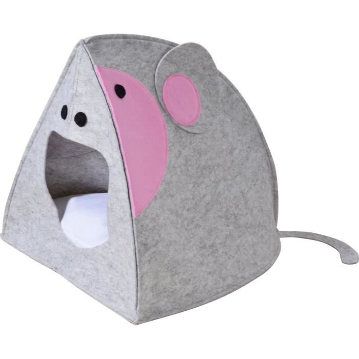 Niche Confortable En Feutre Souris Pour Chiens Et Chat Avec Coussin Couchage Pour Chiens Et Chats Exclusif 41 X 42 X 37 Cm Achat Vente Niche Niche Confortable En Cdiscount