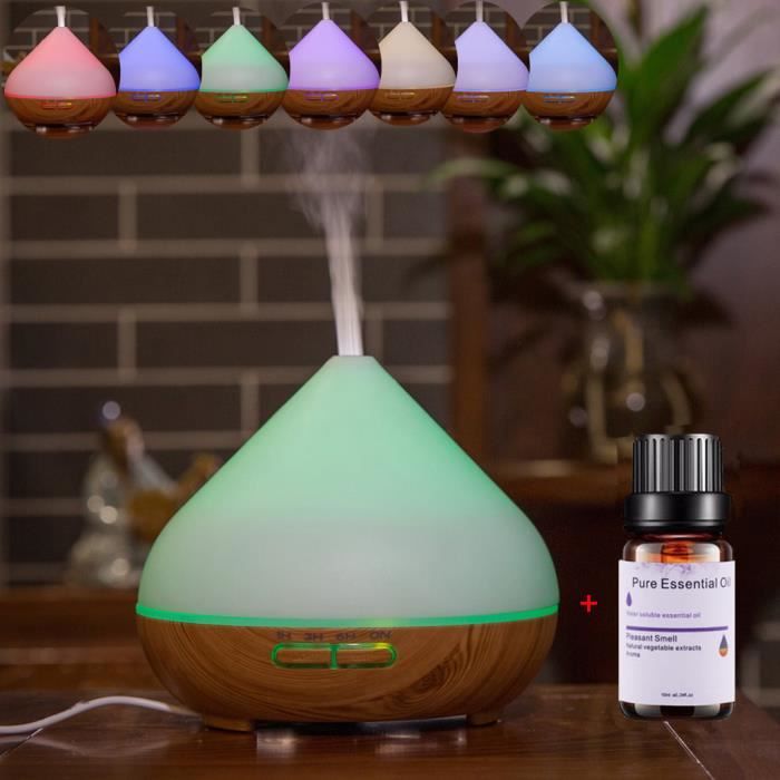 Details about   Air Aroma Essential Oil Diffuser LED Ultrasonic Aromatherapy Humidifier 500ML